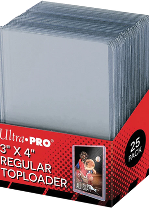 Accessoires TCG – Ultra Pro Toploaders 3x4 (25 pièces, 35pt) – Standard - Quest Corner - Quest Corner