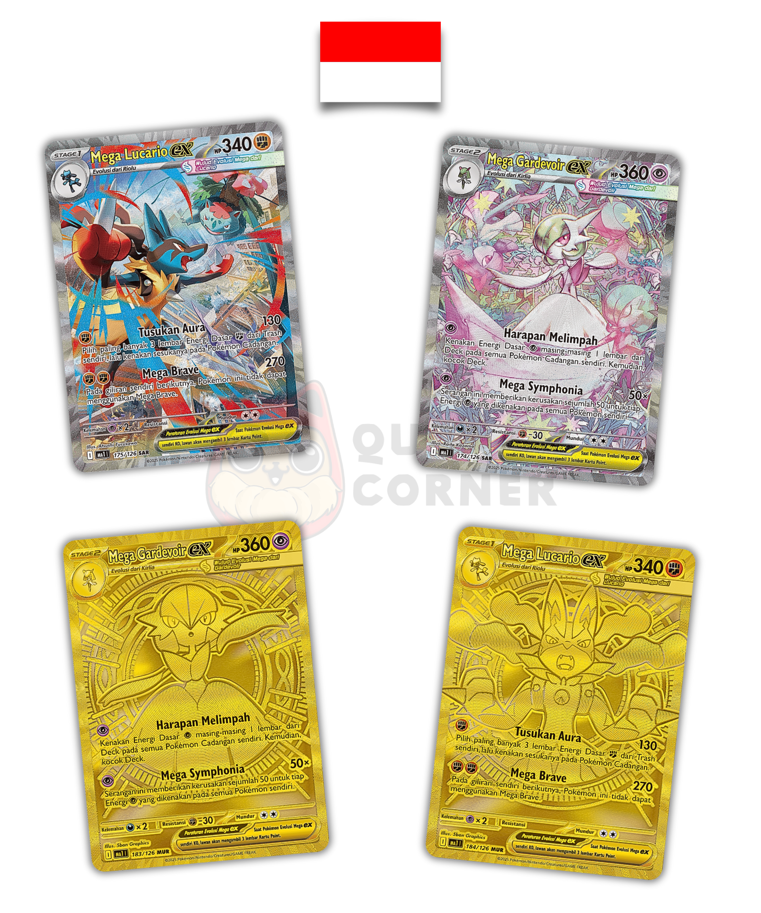 Display Pokémon – Méga Évolution - Ma1 – Indonésien - Quest Corner