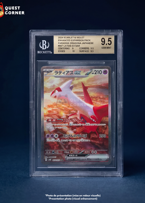 Carte Gradée Pokémon – Latias ex SAR 087/064 - BGS 9.5 - SV7a - Japonais - Quest Corner