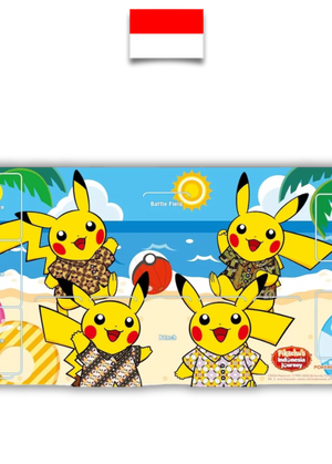 Playmat Pikachu Batik – Pikachu's Indonesia Journey - Quest Corner