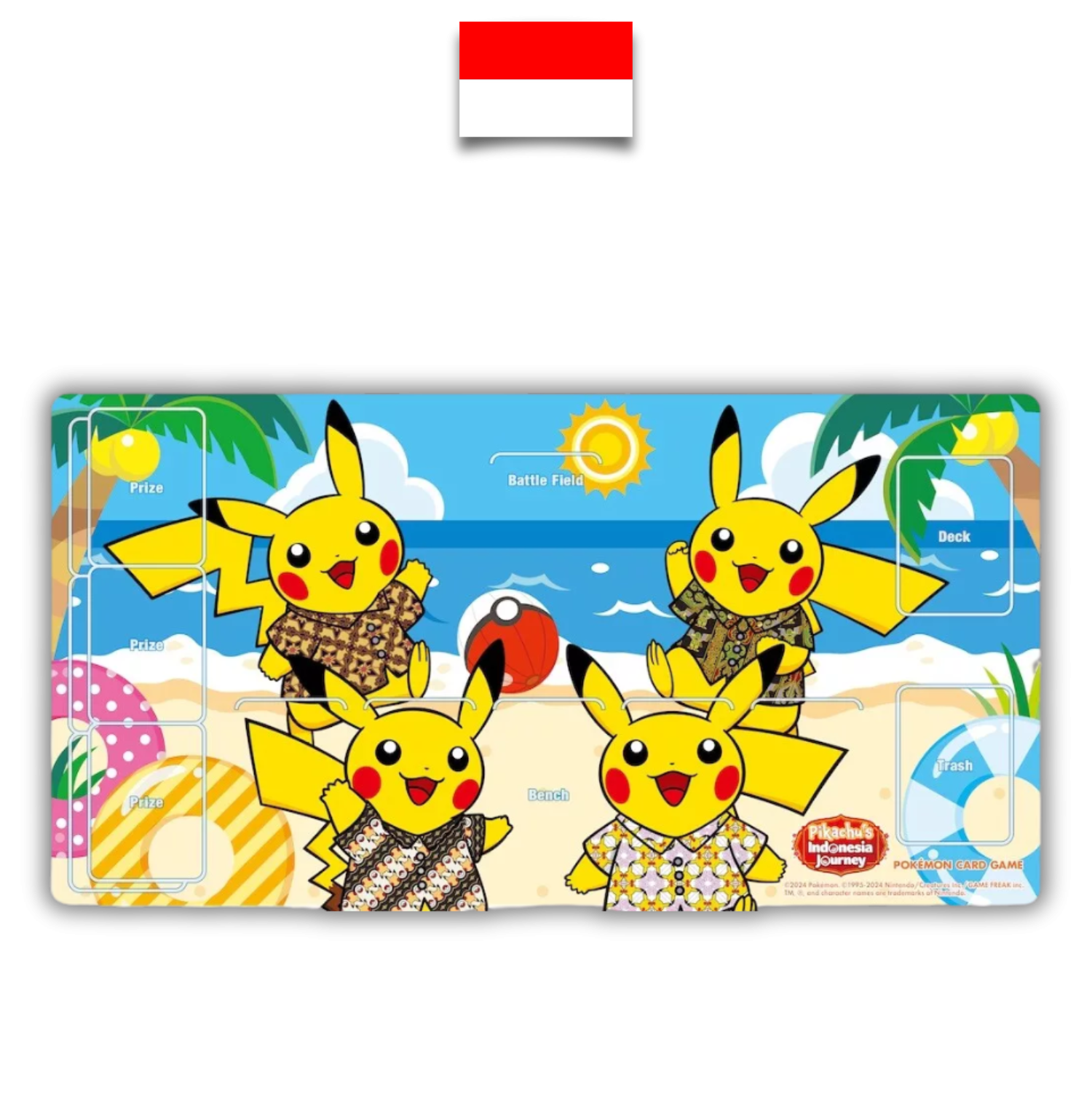Playmat Pikachu Batik – Pikachu's Indonesia Journey