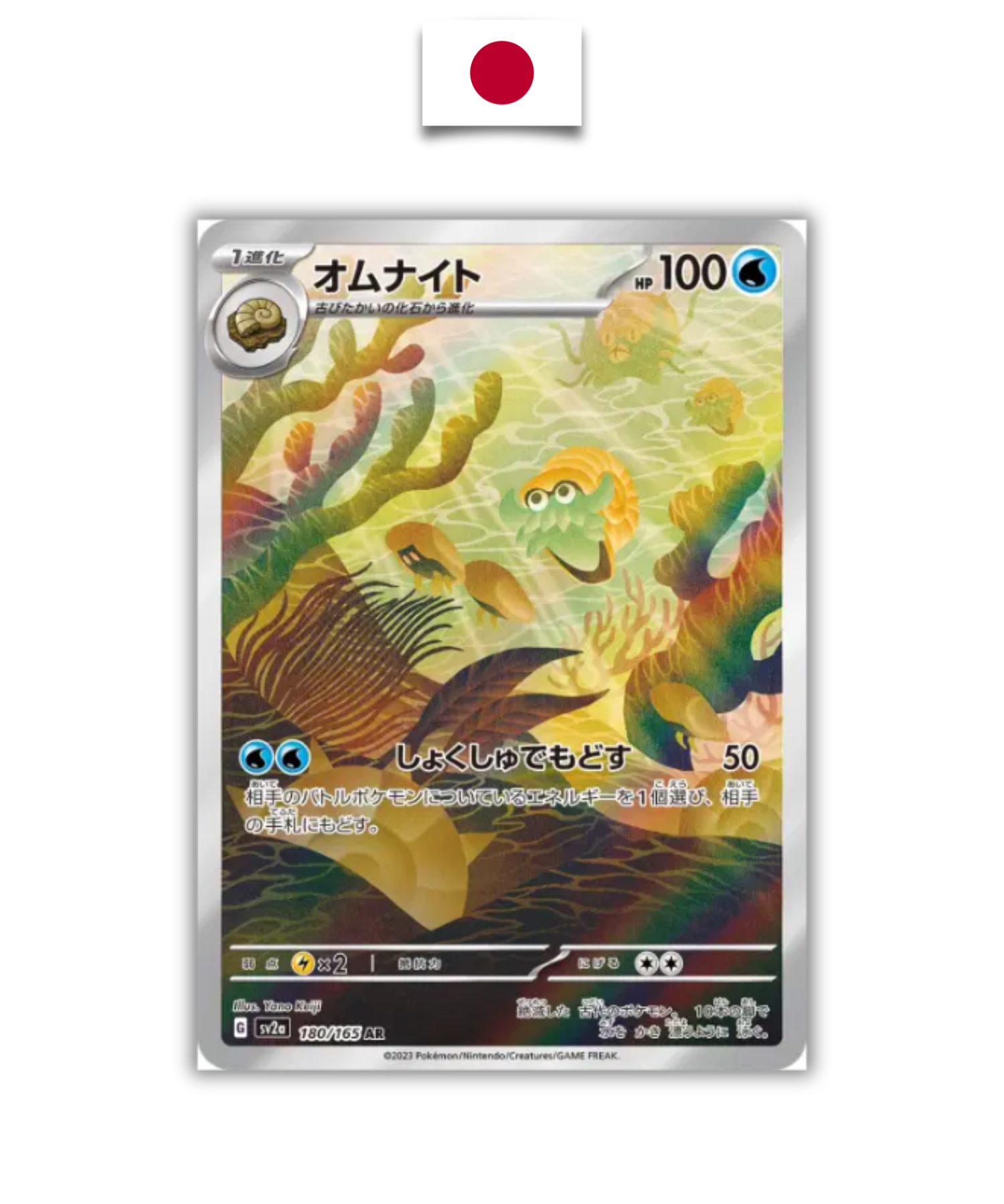 Carte Pokémon – Amonita 180/165