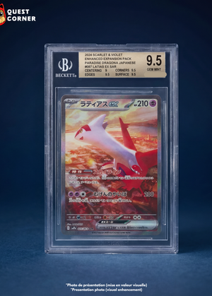 #2 Carte Gradée Pokémon – Latias ex SAR 087/064 - BGS 9.5 - SV7a - Japonais - Quest Corner