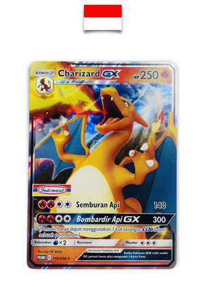 Carte Pokémon – Dracaufeu GX Indomaret 159/SM-P – Indonésien - Quest Corner