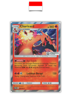 Carte Pokémon – Dracaufeu Upnormal Coffee 080/SM-P – Indonésien - Quest Corner