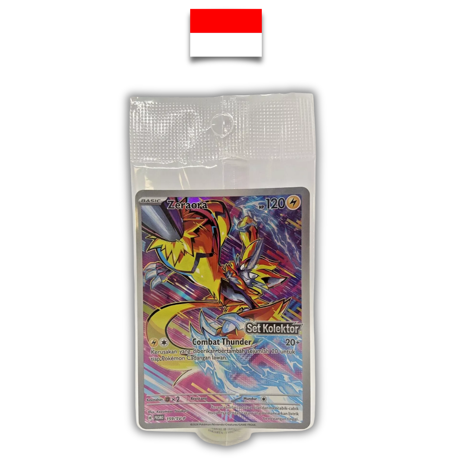 Set Zeraora Kolektor Pokémon - Bimbingan Rasi – 150/SV-P - Indonesian
