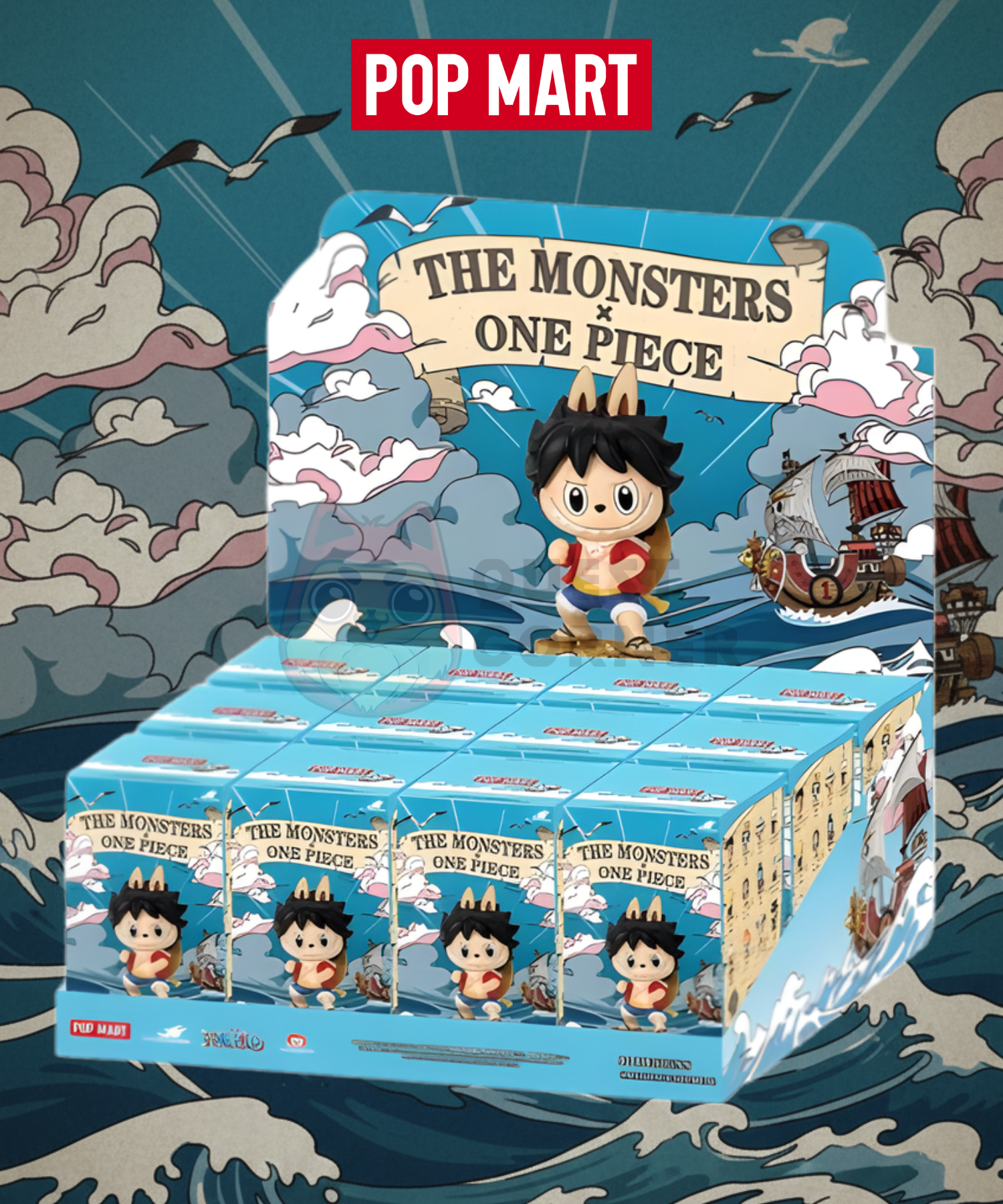 Blind Box One Piece – Labubu x One Piece – Pop Mart - Quest Corner