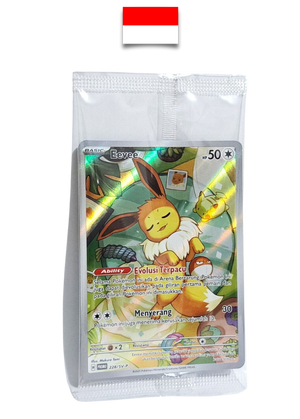 Carte Pokémon – Évoli 228/SV-P – Promo ETB Indonésie – Scellée (Indonésien) - Quest Corner