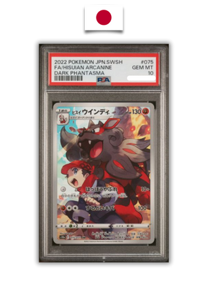 Carte Gradée Pokémon – Arcanin de Hisui CHR s10a – PSA 10 – Japonais - Quest Corner