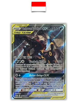 Carte Pokémon – Noctali Darkrai TagTeam Stamp 177/SM-P – Indonésien - Quest Corner