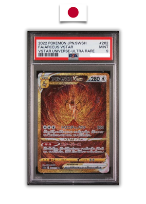 Carte Gradée Pokémon – Arceus VSTAR 262/172 – PSA 9 – Japonais - Quest Corner