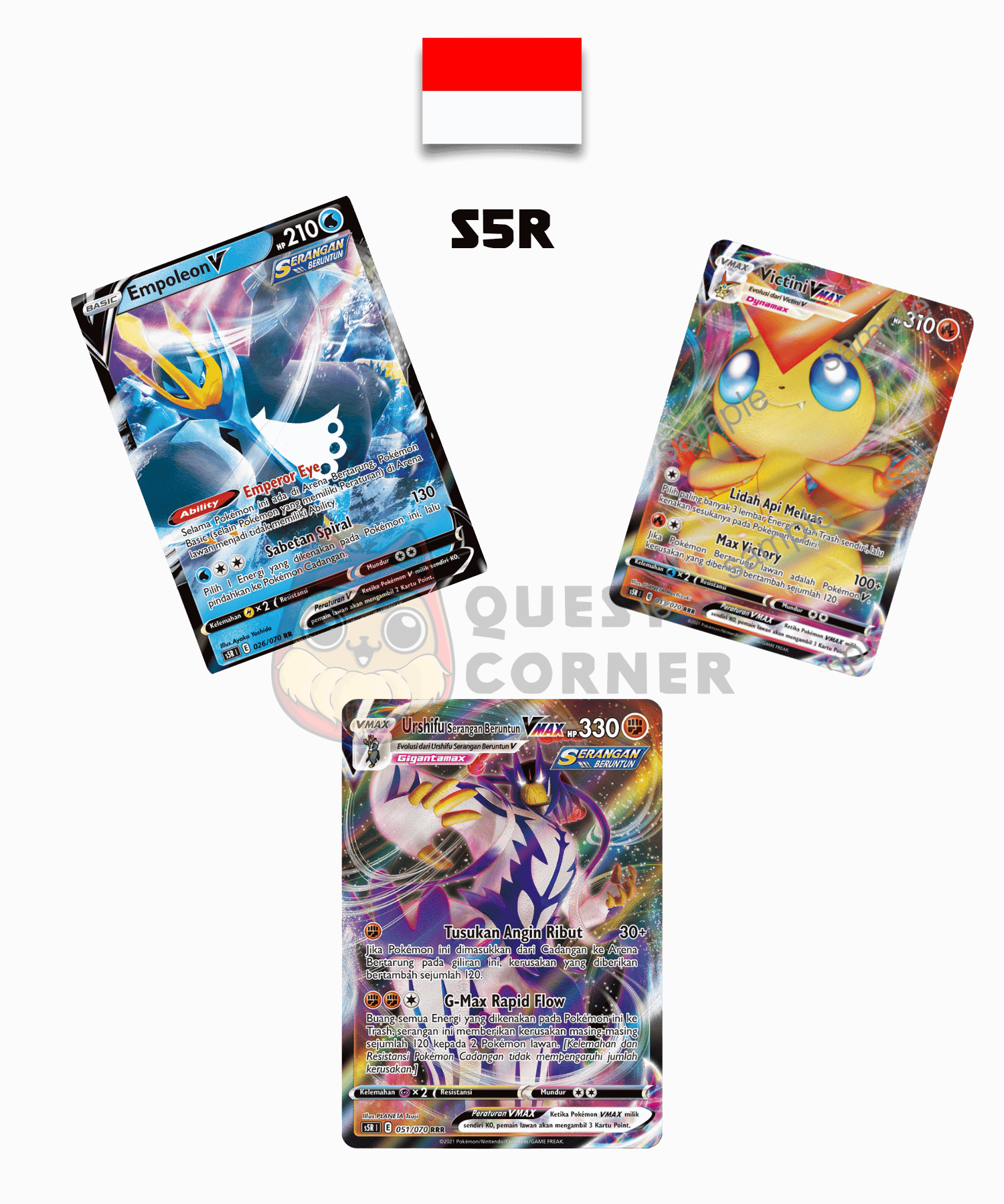 Display Pokémon – Rapid Strike Master S5R – Indonésien - Quest Corner