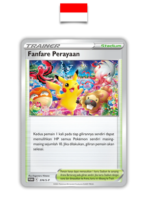 Pokémon Card – Fanfare Perayaan 374/S-P Promo – Indonesian - Quest Corner