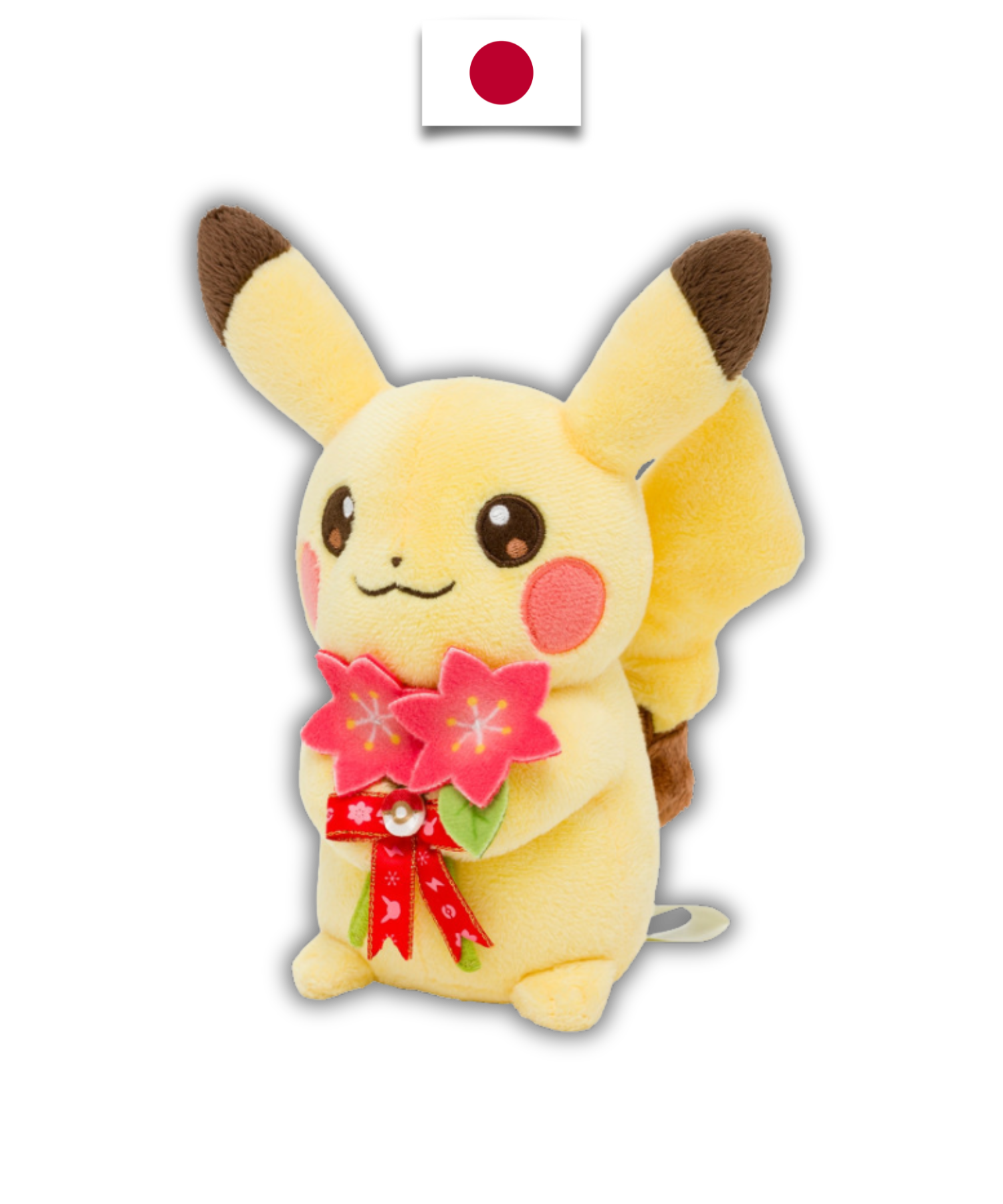 Pokémon Plush – Pikachu "For You!" with Gracidea Bouquet – Japanese