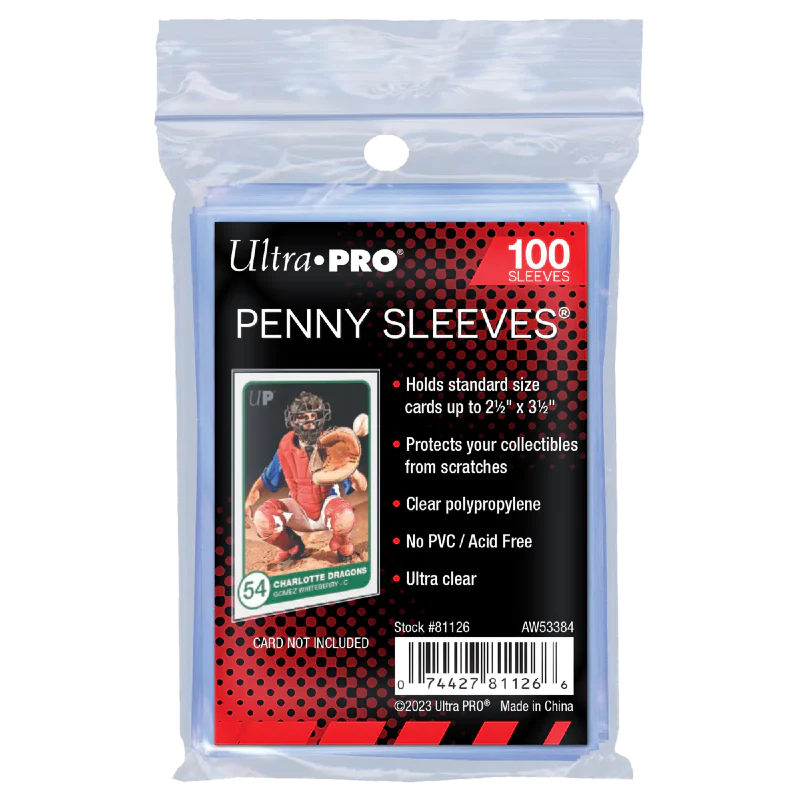 TCG Accessories – Ultra Pro Penny Soft Sleeves (x100) – Standard