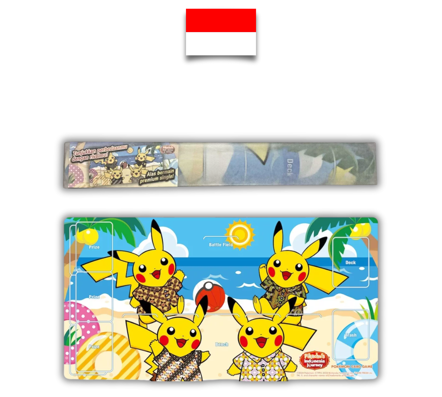 Playmat Pikachu Batik – Pikachu's Indonesia Journey