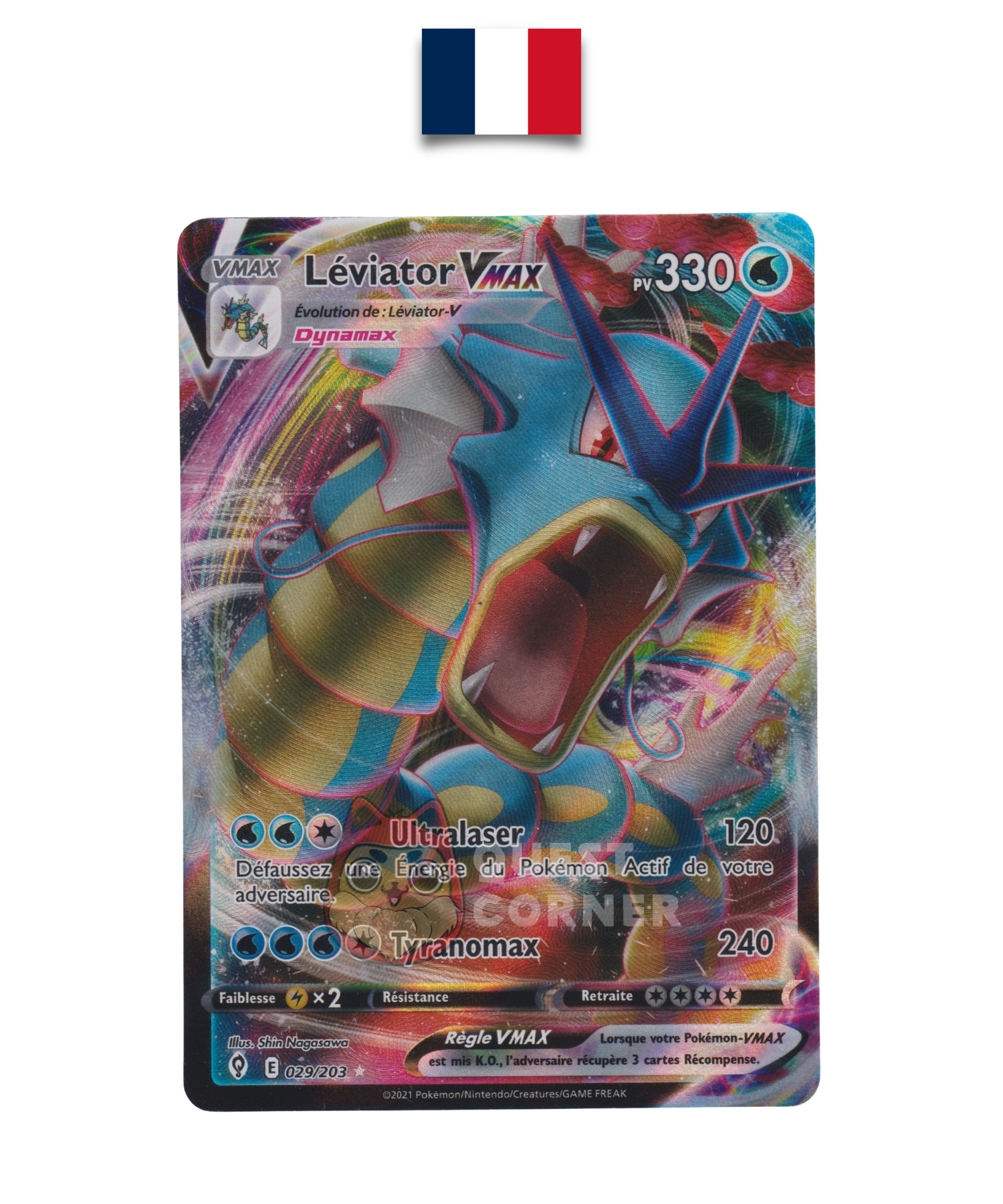 Carte Pokémon – Léviator VMAX 029/203 – EB07 Évolution Céleste – Français - Quest Corner