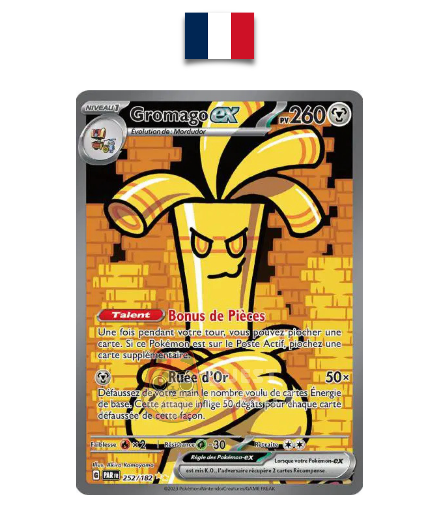 Carte Pokémon – Tokorico ex 247/182 Alt – EV05 Faille Paradoxe – Français - Quest Corner