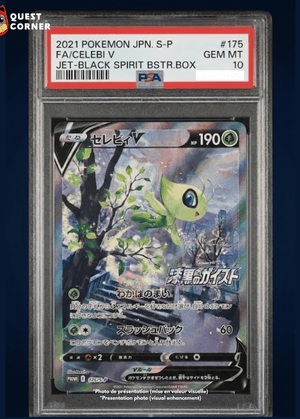 Carte Pokémon Gradée – Celebi 175/S-P – Promo – Jet-Black Spirit – PSA 10 – Japonais - Quest Corner