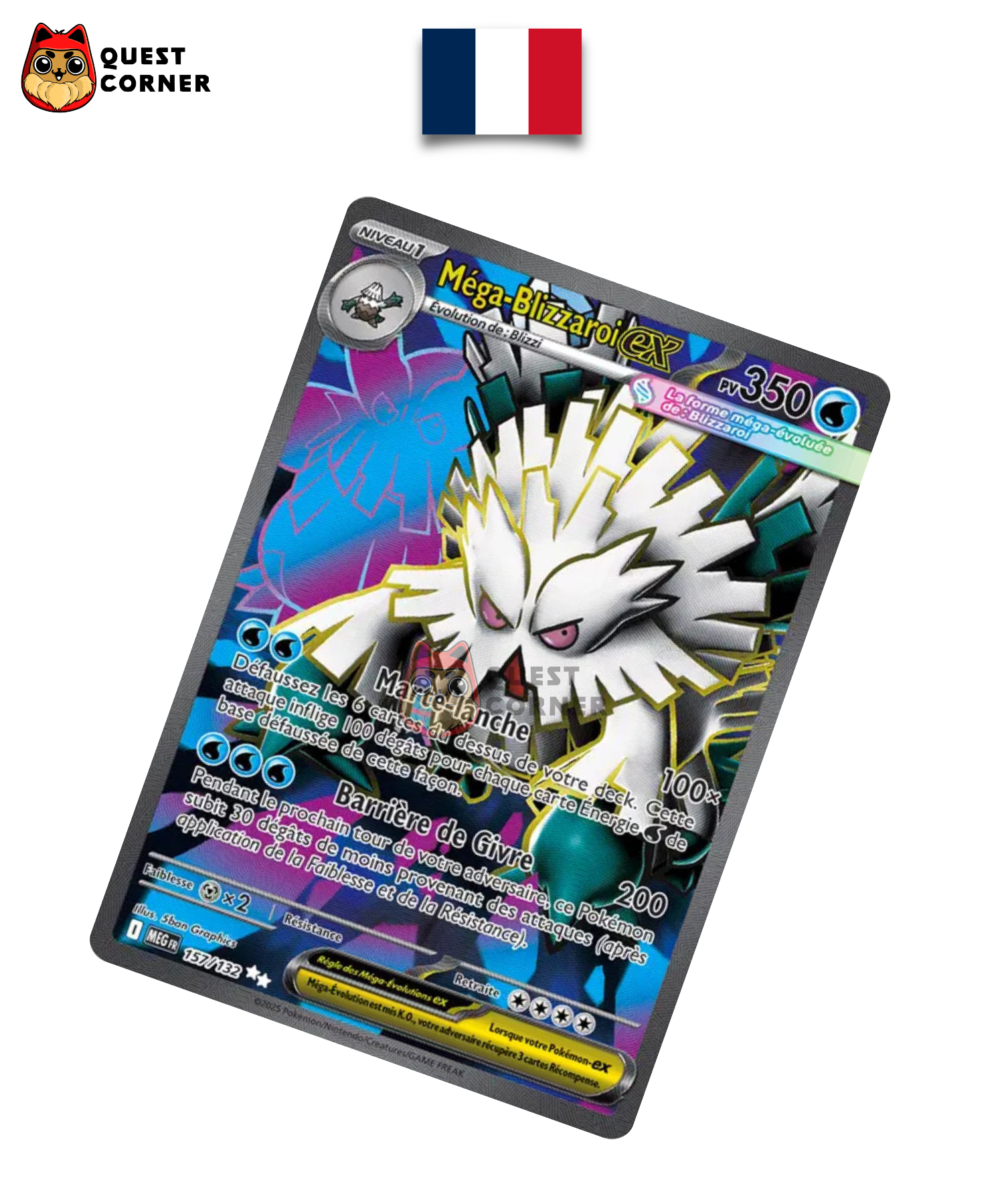 Méga-Blizzaroi ex 157/132 – MEG – Français – NM - Quest Corner