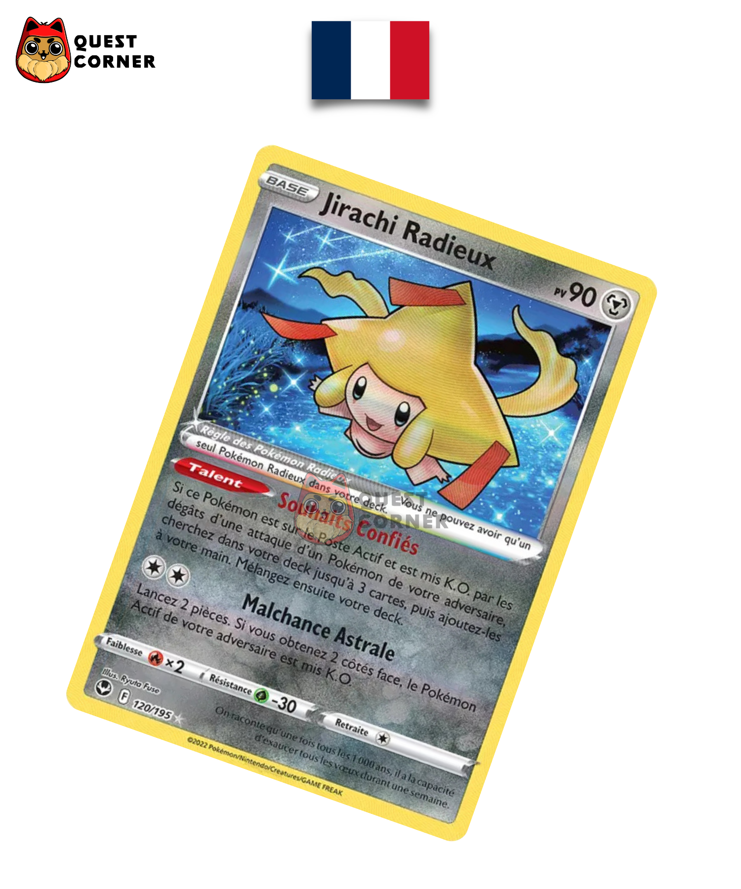 Jirachi Radieux 120/195 – SIT – Français – NM - Quest Corner
