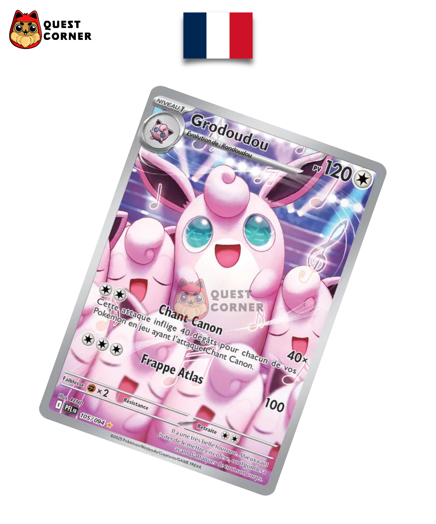 Grodoudou 105/094 – FDB – Français – NM - Quest Corner