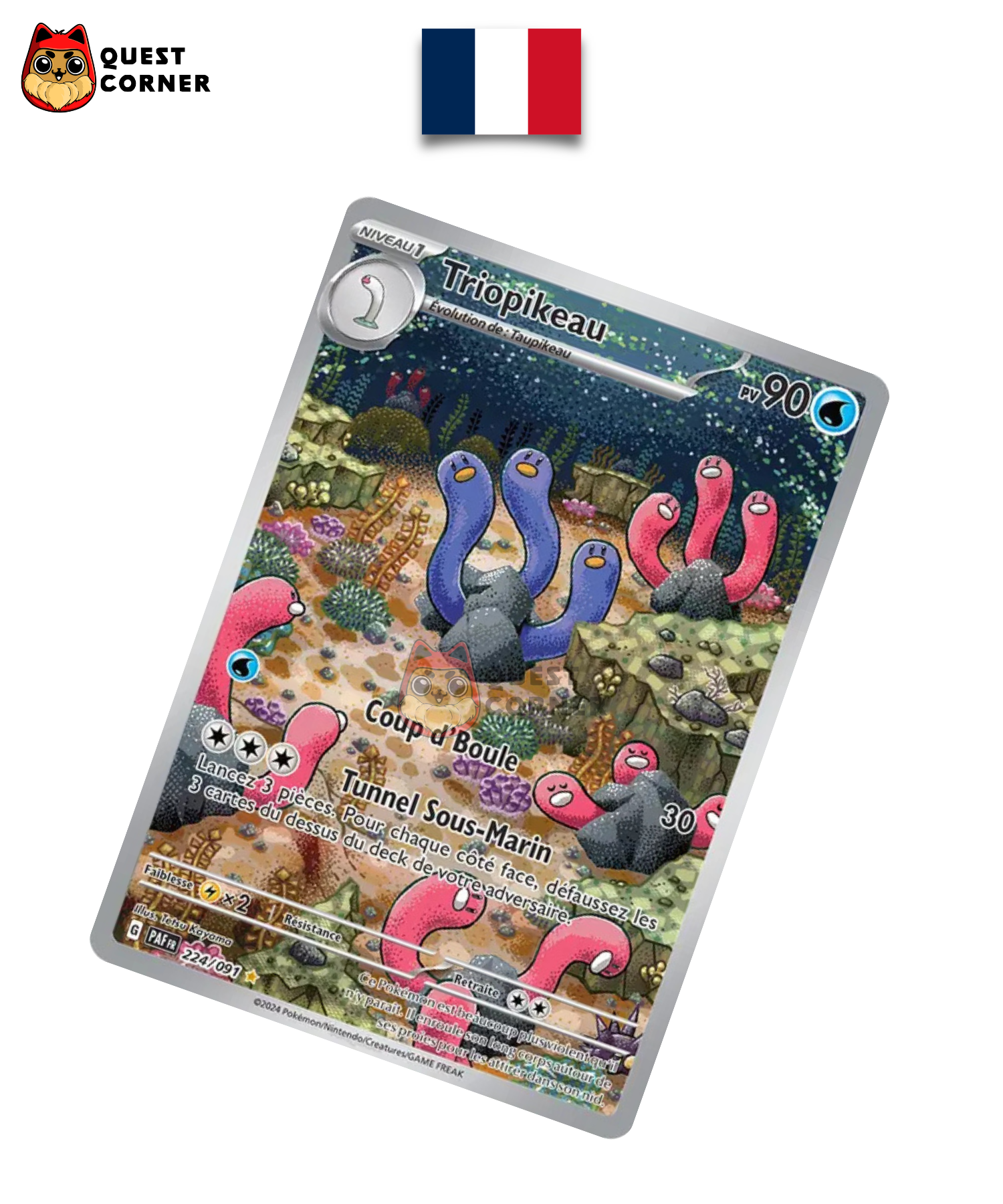 Triopikeau 224/091 – PAF – Français – NM - Quest Corner