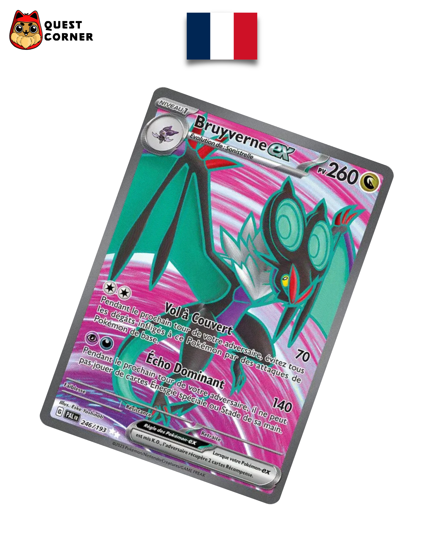 Bruyverne ex 246/193 Évolutions à Paldea – Français – NM - Quest Corner