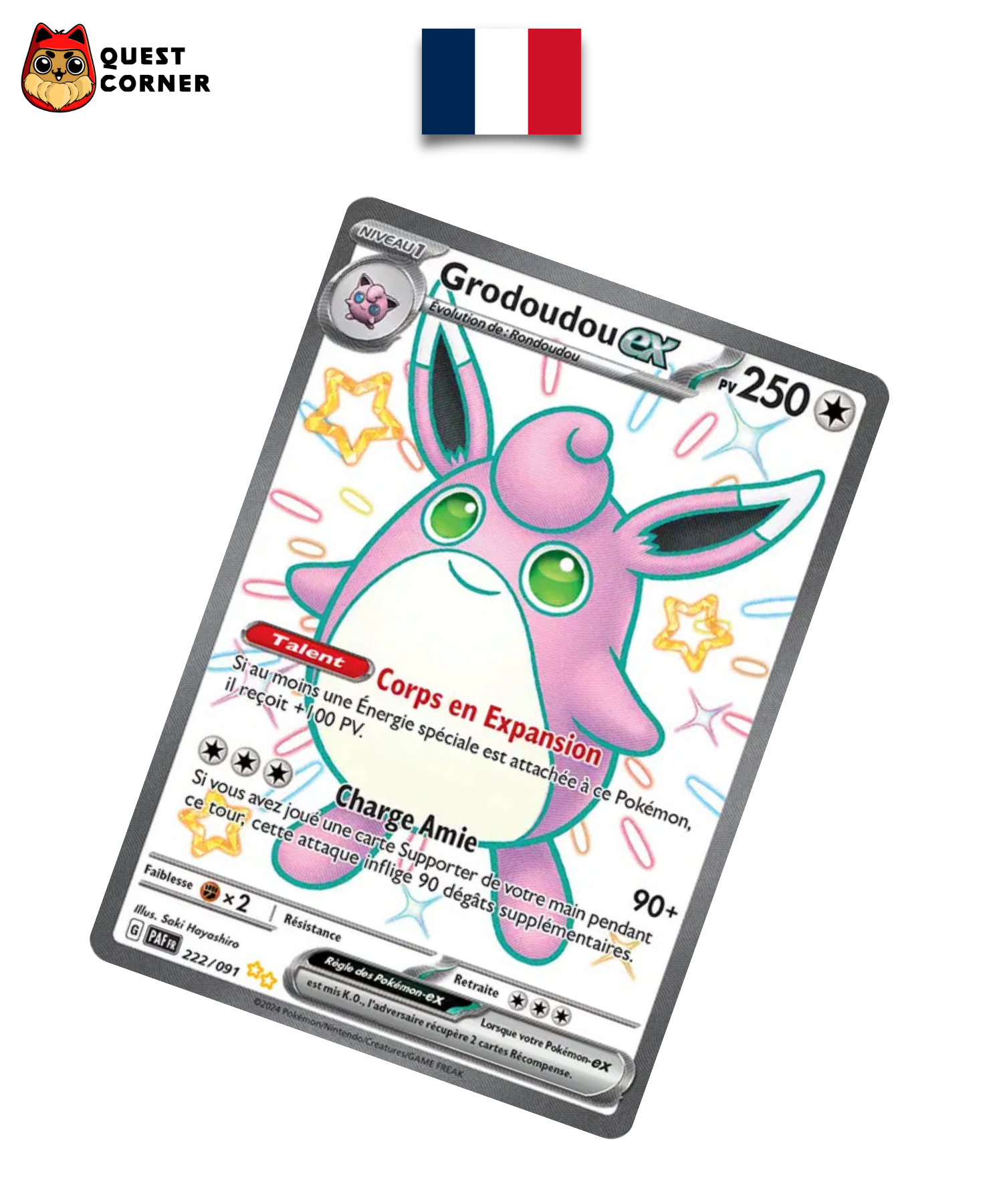 Grodoudou ex 222/091 Destinées de Paldea – Français – NM - Quest Corner