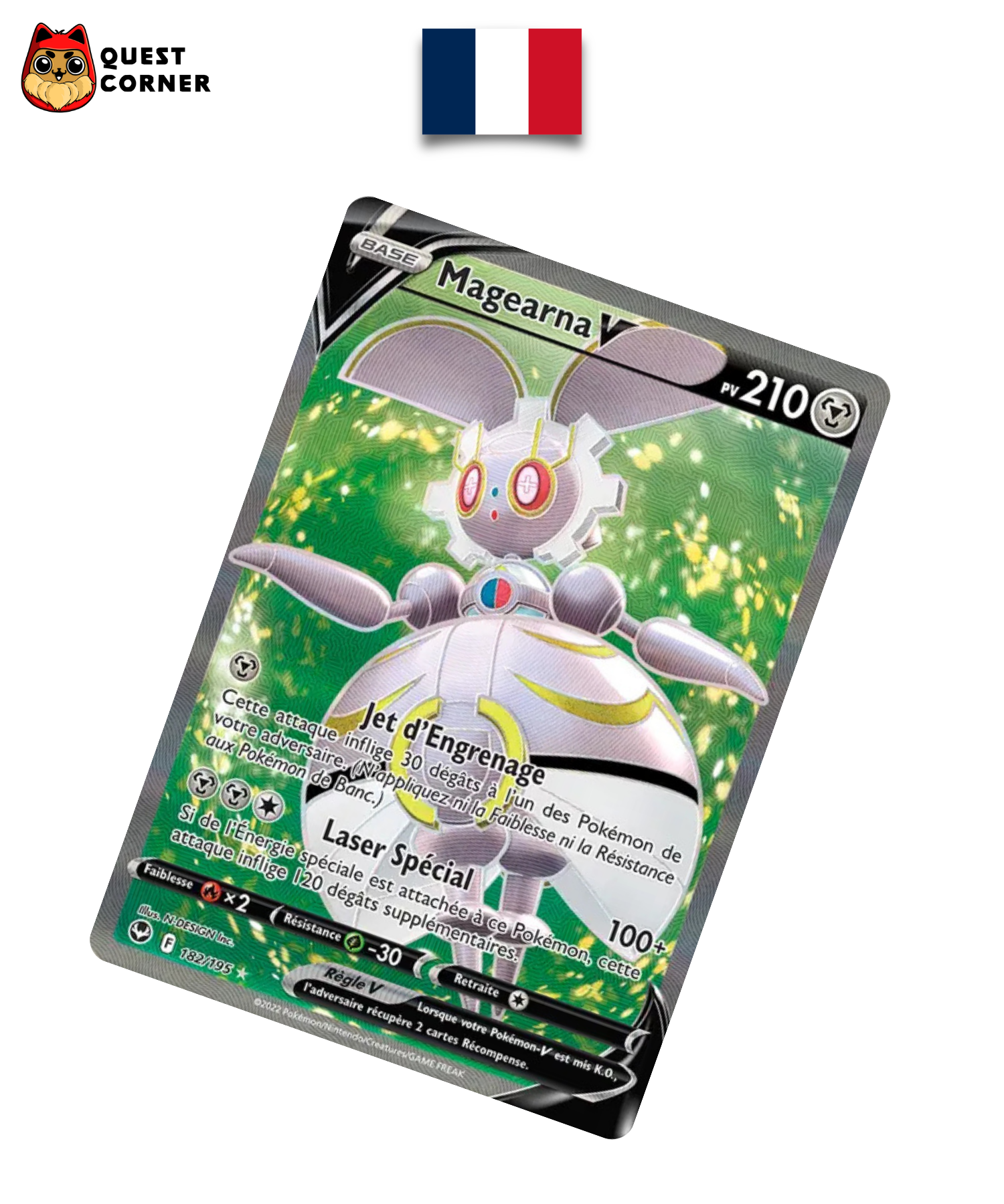 Magearna V 182/195 Tempête Argentée – Français – NM - Quest Corner