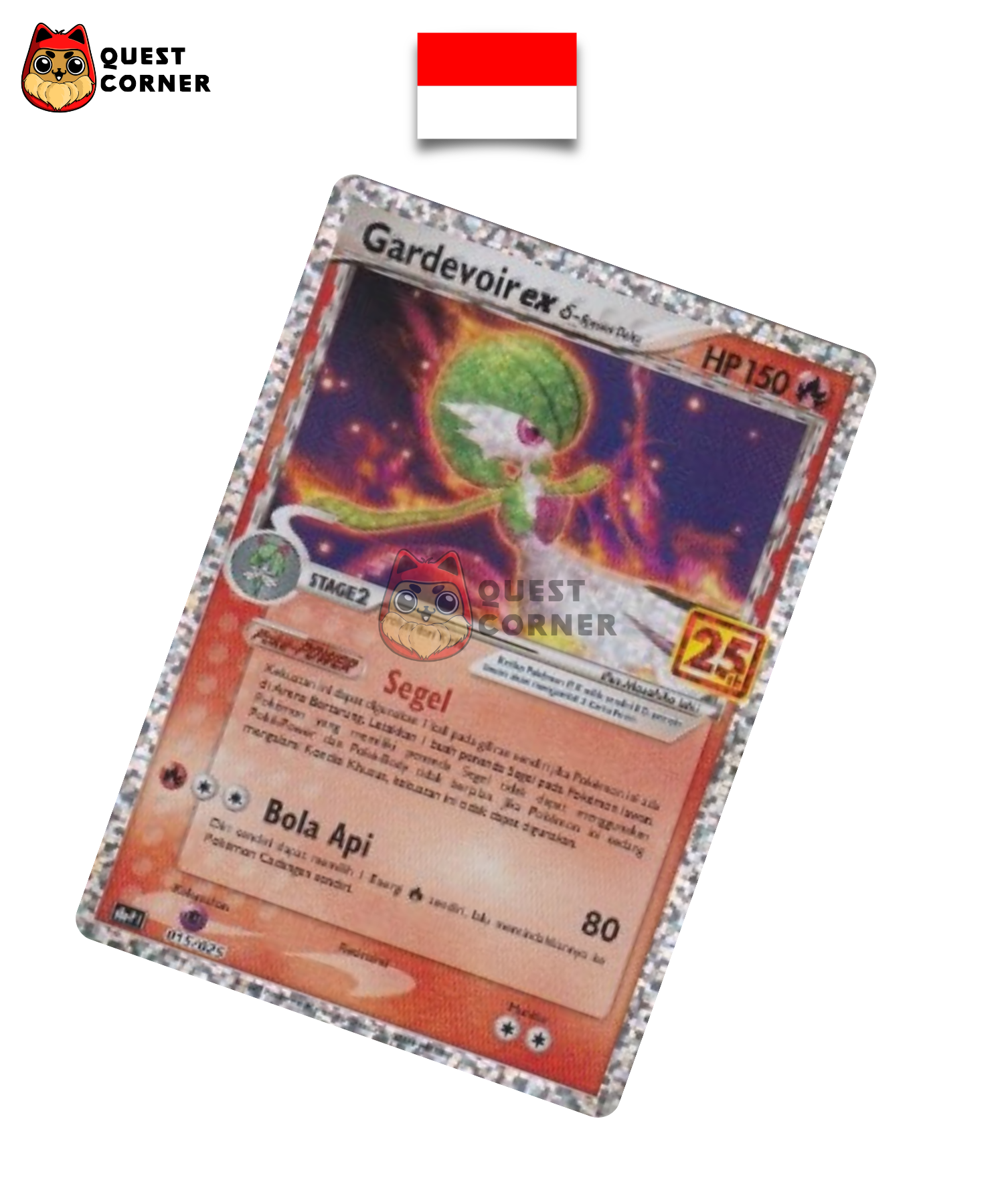Gardevoir ex 015/025 25th Anniversary Collection Promo – Indonésien – NM - Quest Corner