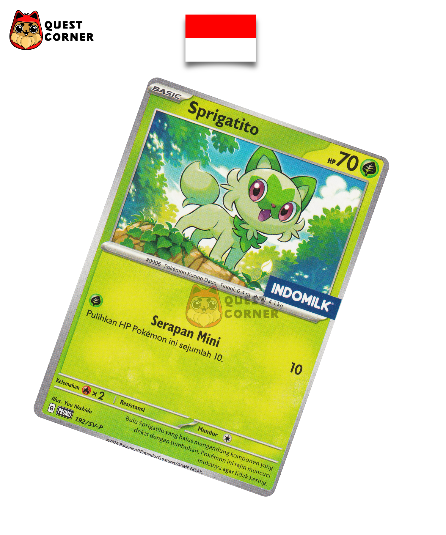 Poussacha 192/SV-P Indomilk Promo – Indonésien – NM - Quest Corner