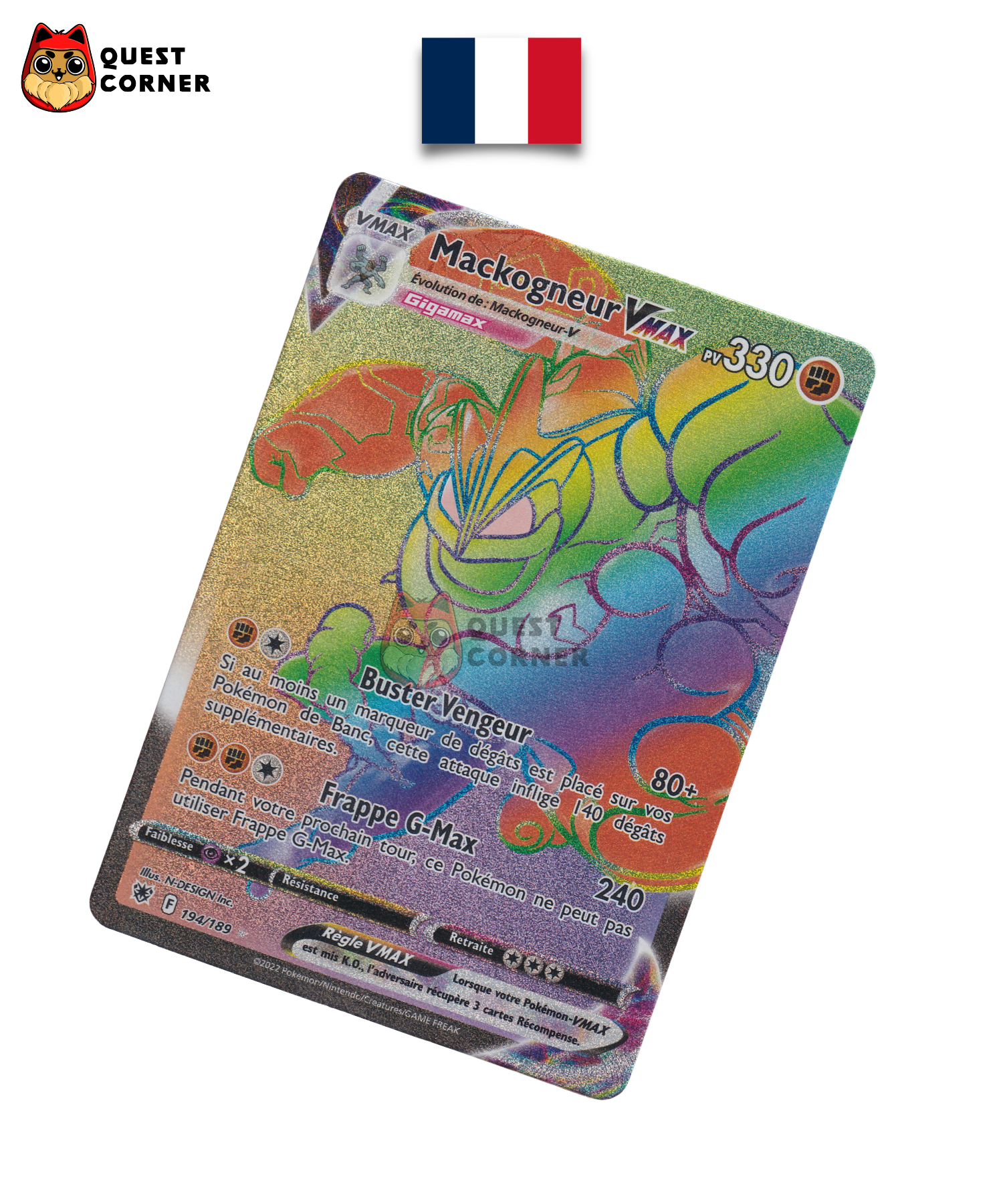 Mackogneur VMAX 194/189 – ASR – Français – NM - Quest Corner