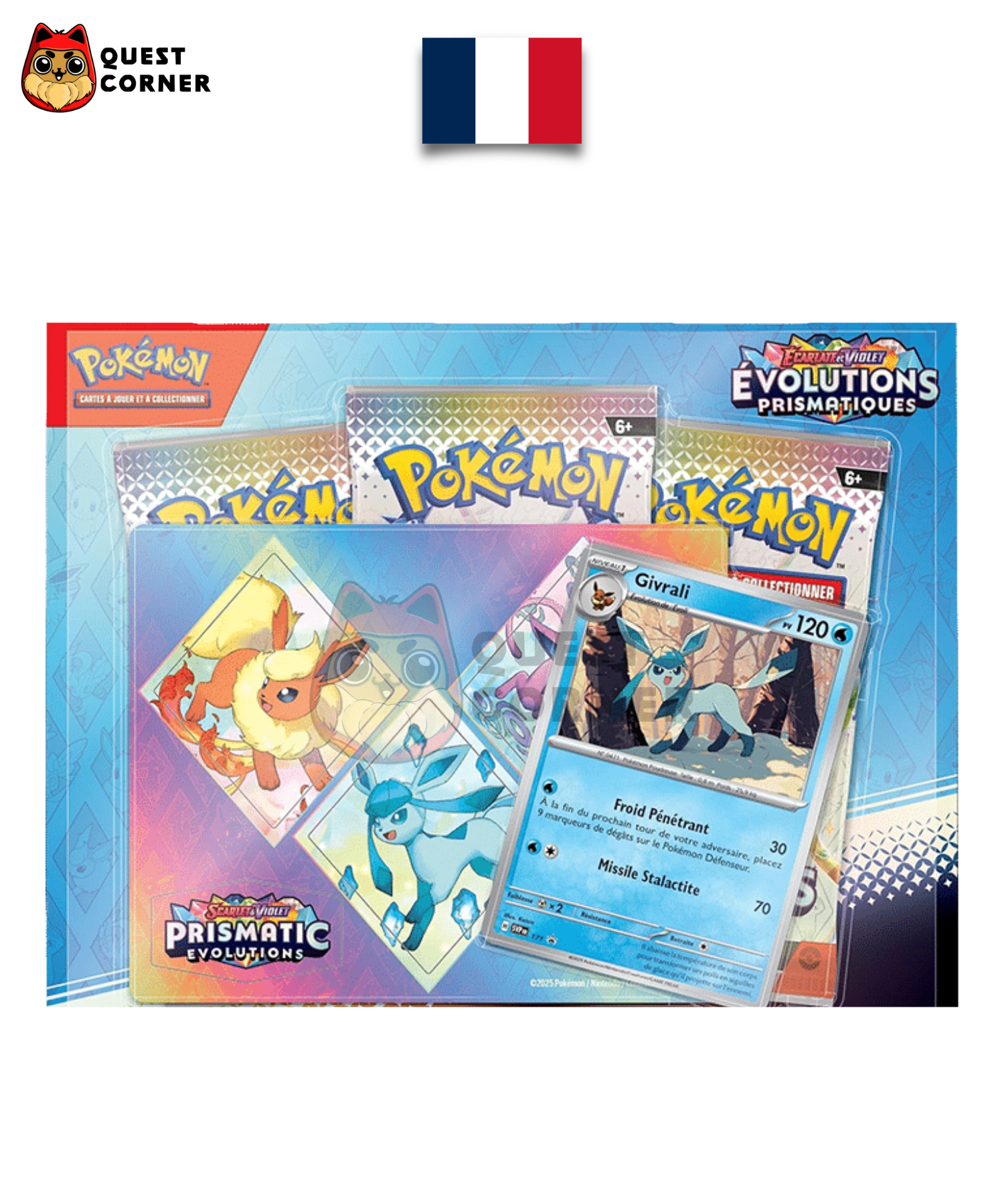 Tripack Collection Autocollant Givrali – EV8.5 – Français – Scellé - Quest Corner