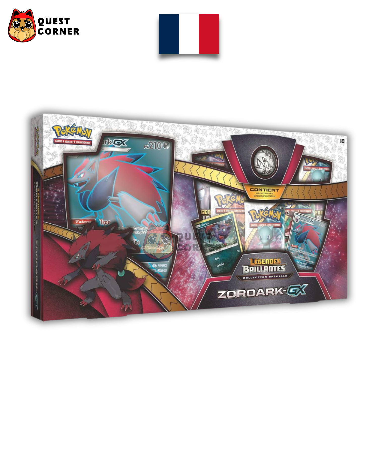 Collection Spéciale Zoroark GX – Légendes Brillantes – SL3.5 – Français – Scellé - Quest Corner