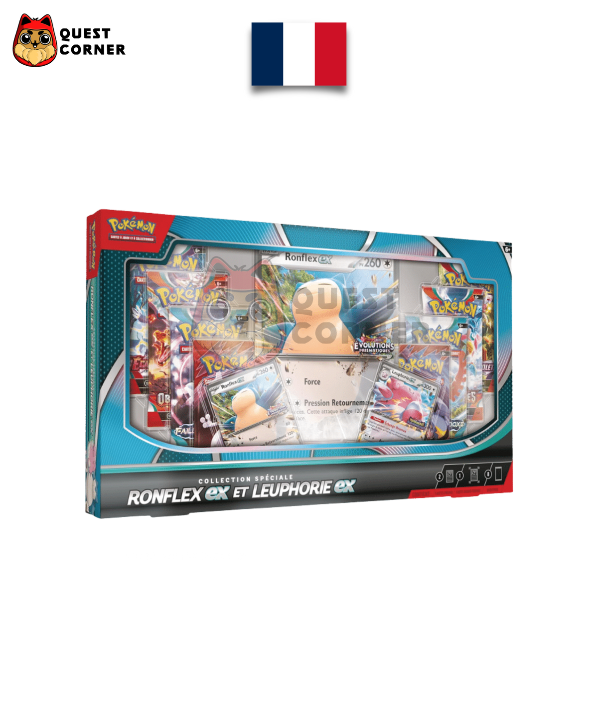 Coffret Pokémon – Collection Spéciale Ronflex-ex & Leuphorie-ex – Français – Scellé