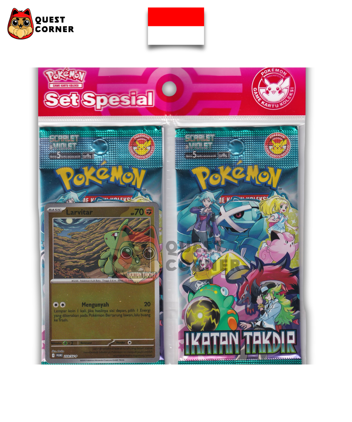 Set Pokémon – Special Set Ikatan Takdir – Embrylex 233/SV-P Promo – Indonésien