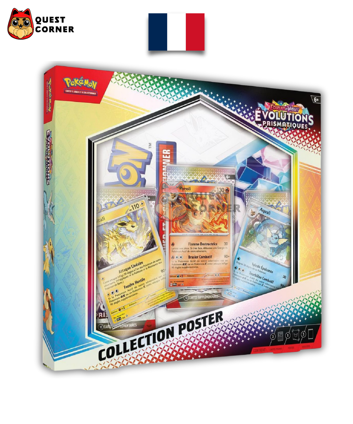 Collection Poster Pokémon – Évolutions Prismatiques – Français – Scellé - Quest Corner