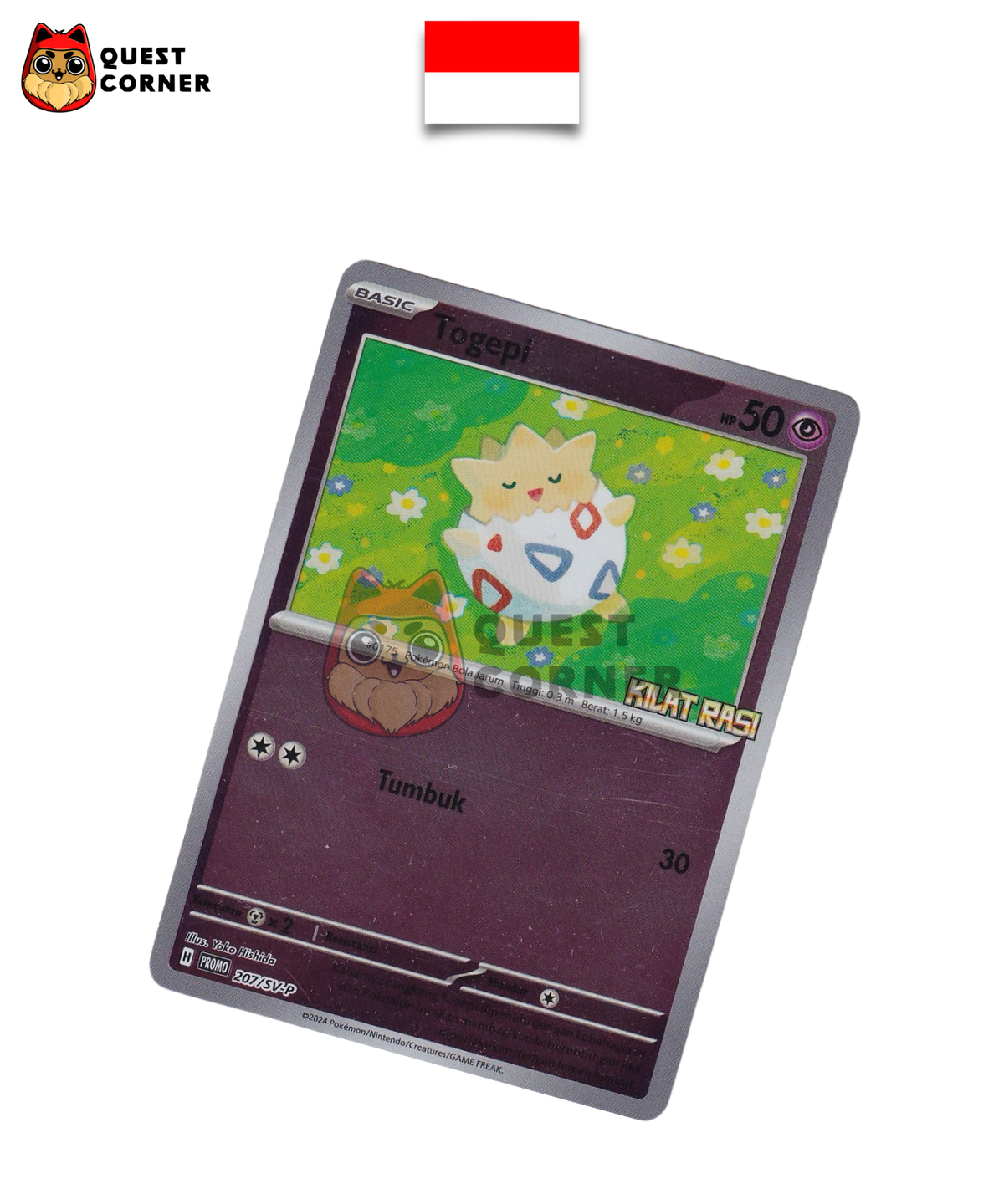 Togepi 207/SV-P – Promo KILAT RASI – Indonésien - Quest Corner