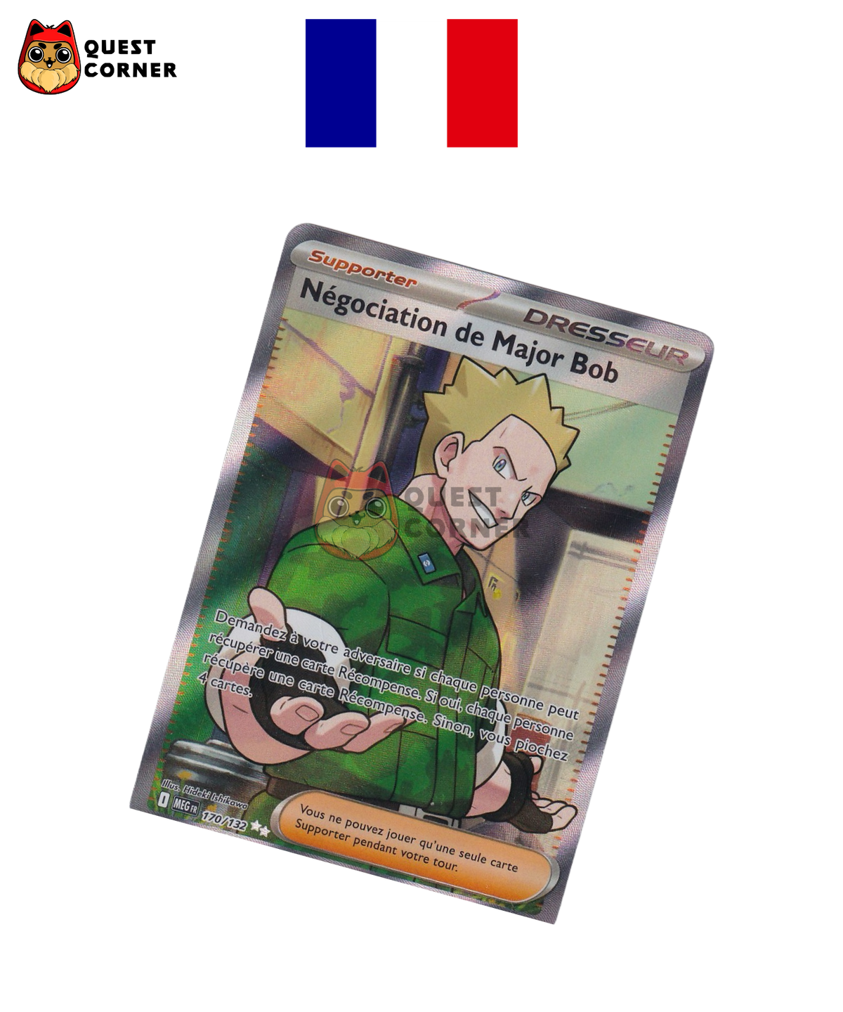 Négociation de Major Bob 170/132 – MEG Méga-Évolution – Français