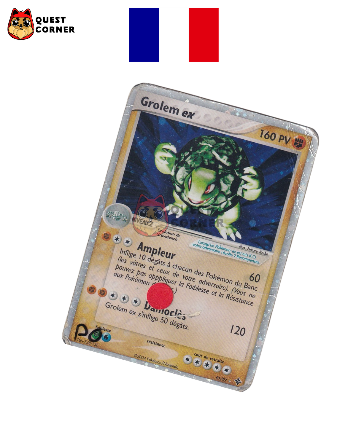 Grolem ex 091/097 – EX3 EX Dragon – Français