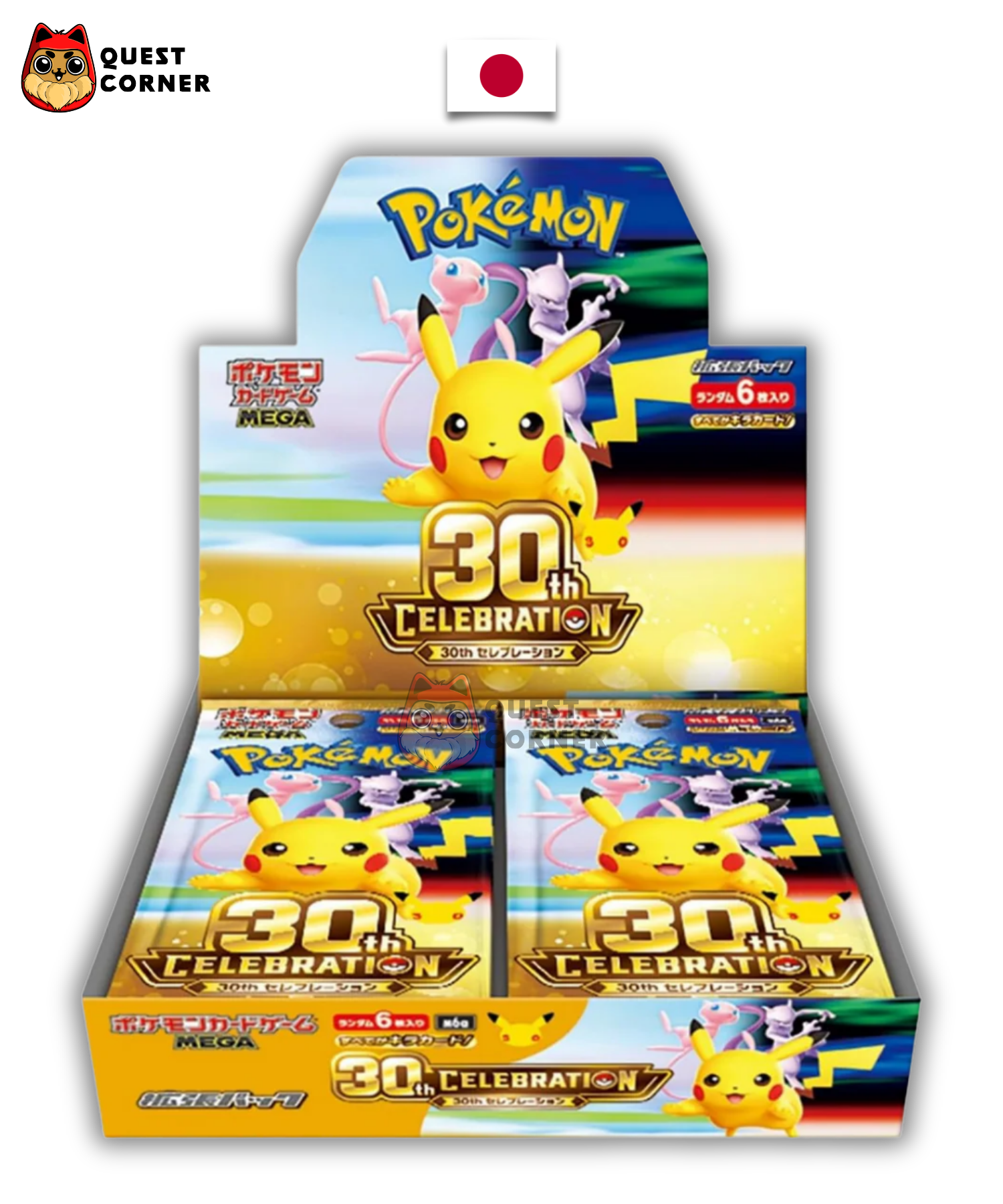[WAITLIST] Display Pokémon - 30th Celebration - M6a - Scellé - Japonais - Quest Corner
