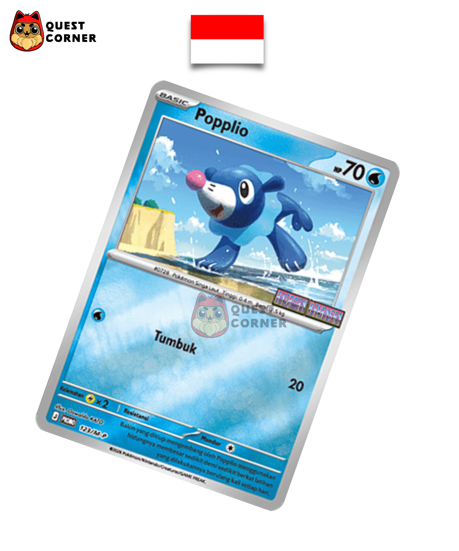 Carte Pokémon - Otaquin 123/M-P Promo Ancaman Bayangan - Indonésien - NM - Quest Corner