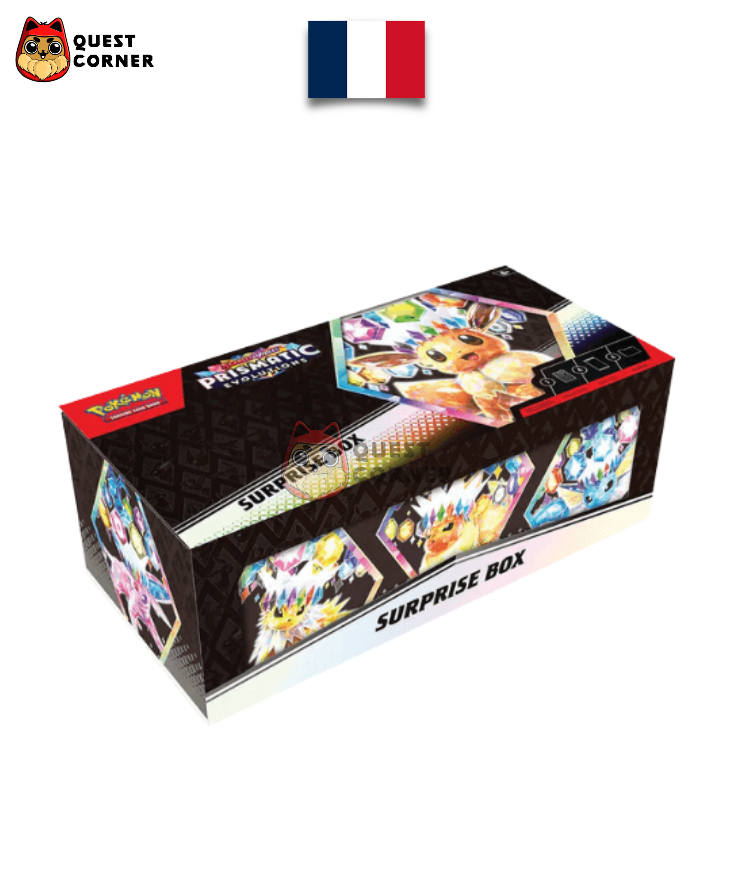 Coffret Pokemon – Coffret Surprise Évolutions Prismatiques – Français - Quest Corner