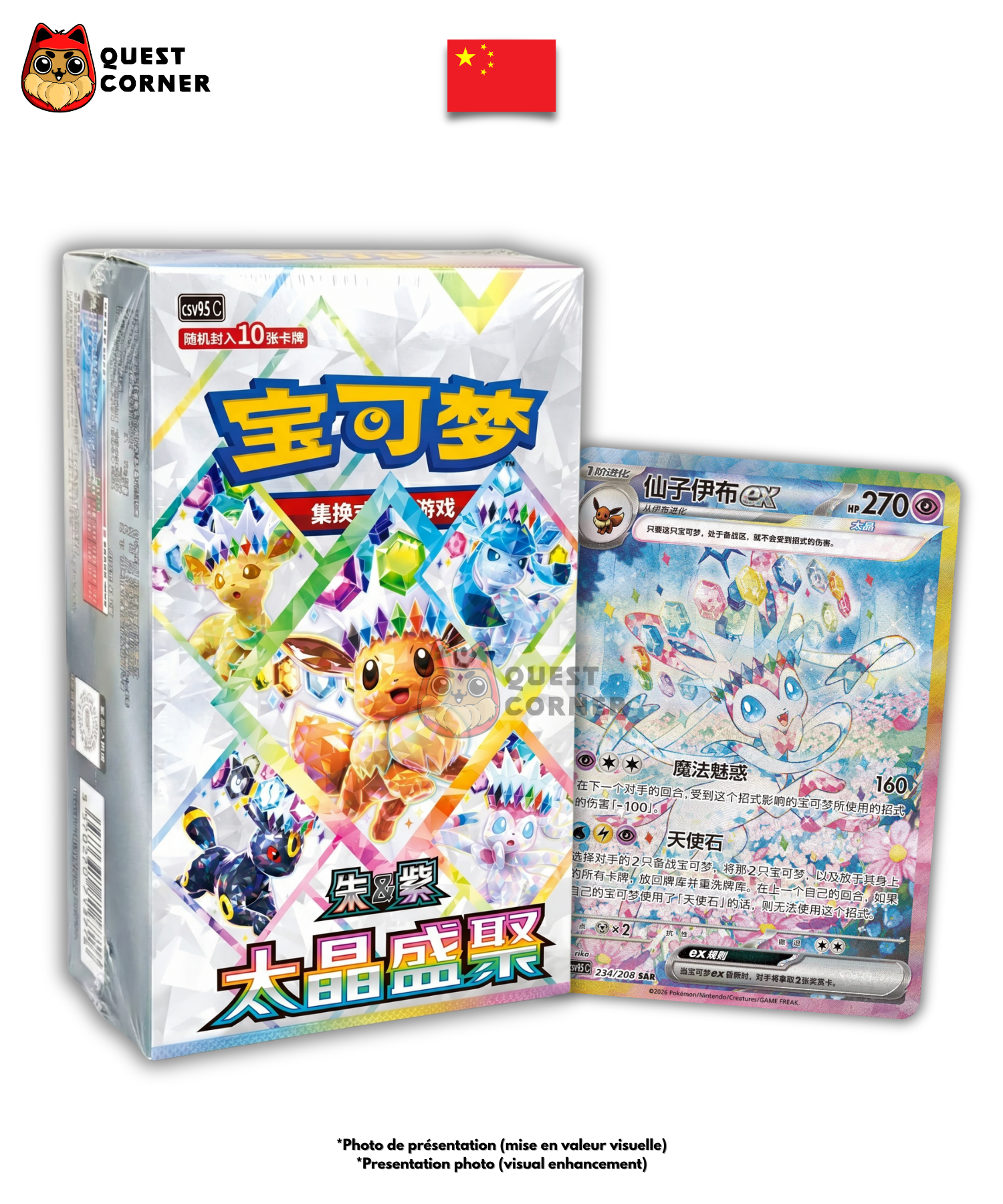 Display Pokémon – Terastal Grand Gathering CSV9.5C – Chinois Simplifié - Quest Corner