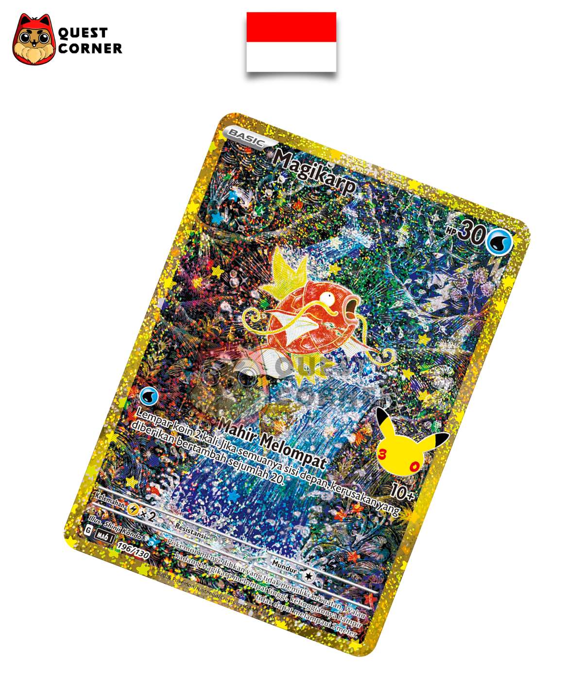 Magicarpe 196/130 – MA6 – Indonésien - Quest Corner