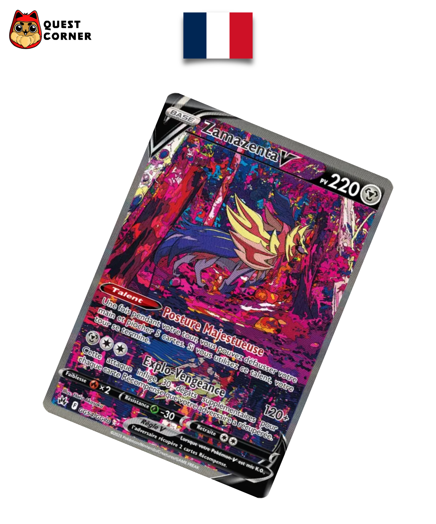 Zamazenta V GG54/GG70 – Zénith Suprême – Français – NM - Quest Corner