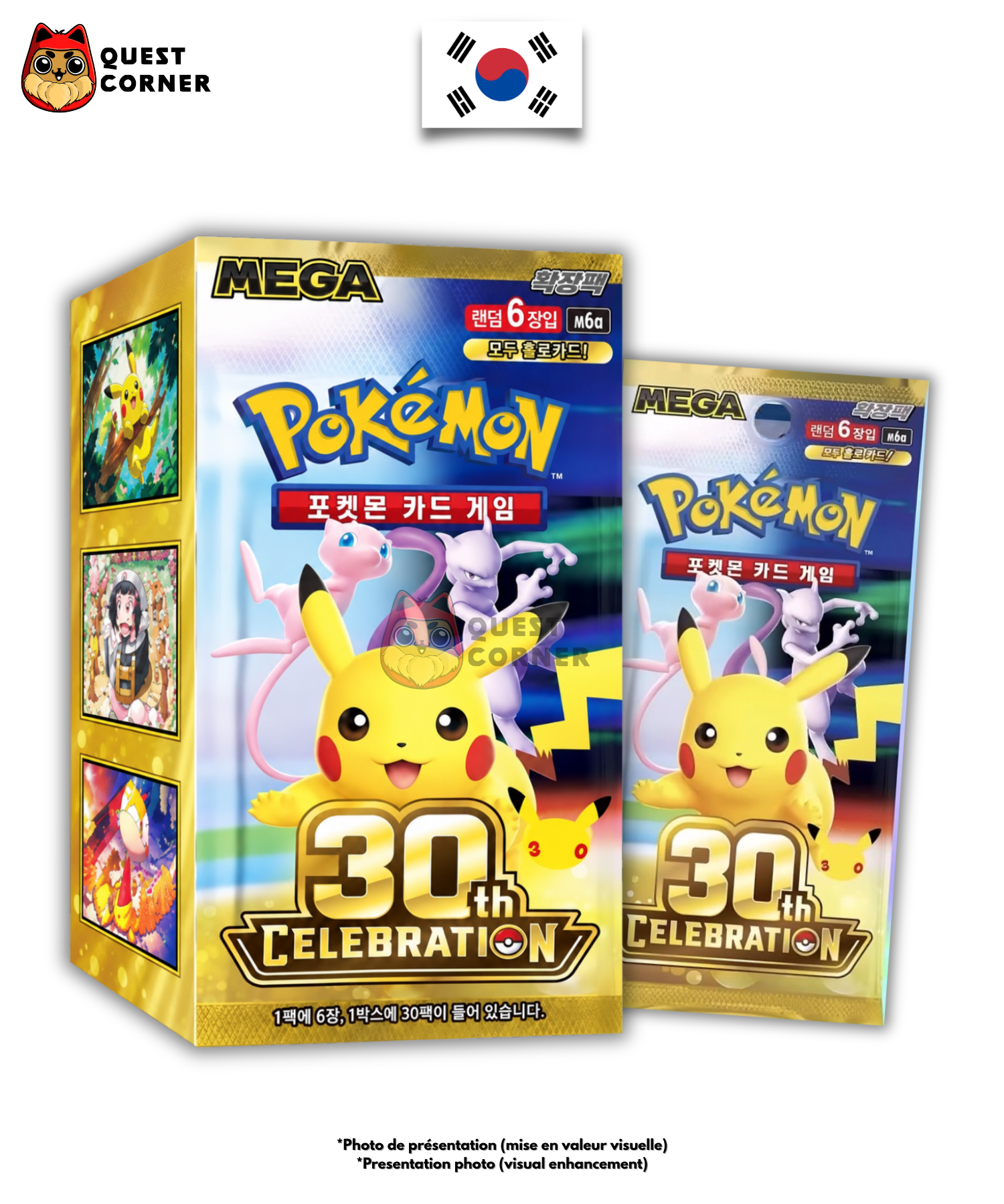 [WAITLIST] Display Pokémon - 30th Celebration M6a - Coréen - Quest Corner
