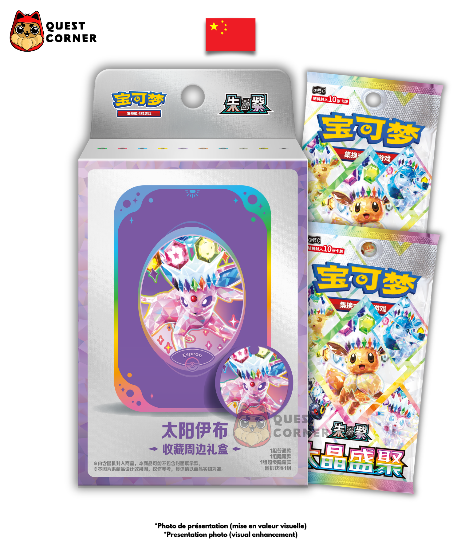 [WAITLIST] Coffret Accessoire - 9 Variantes - Terastal Grand Gathering CSV9.5C - Chinois Simplifié - Quest Corner