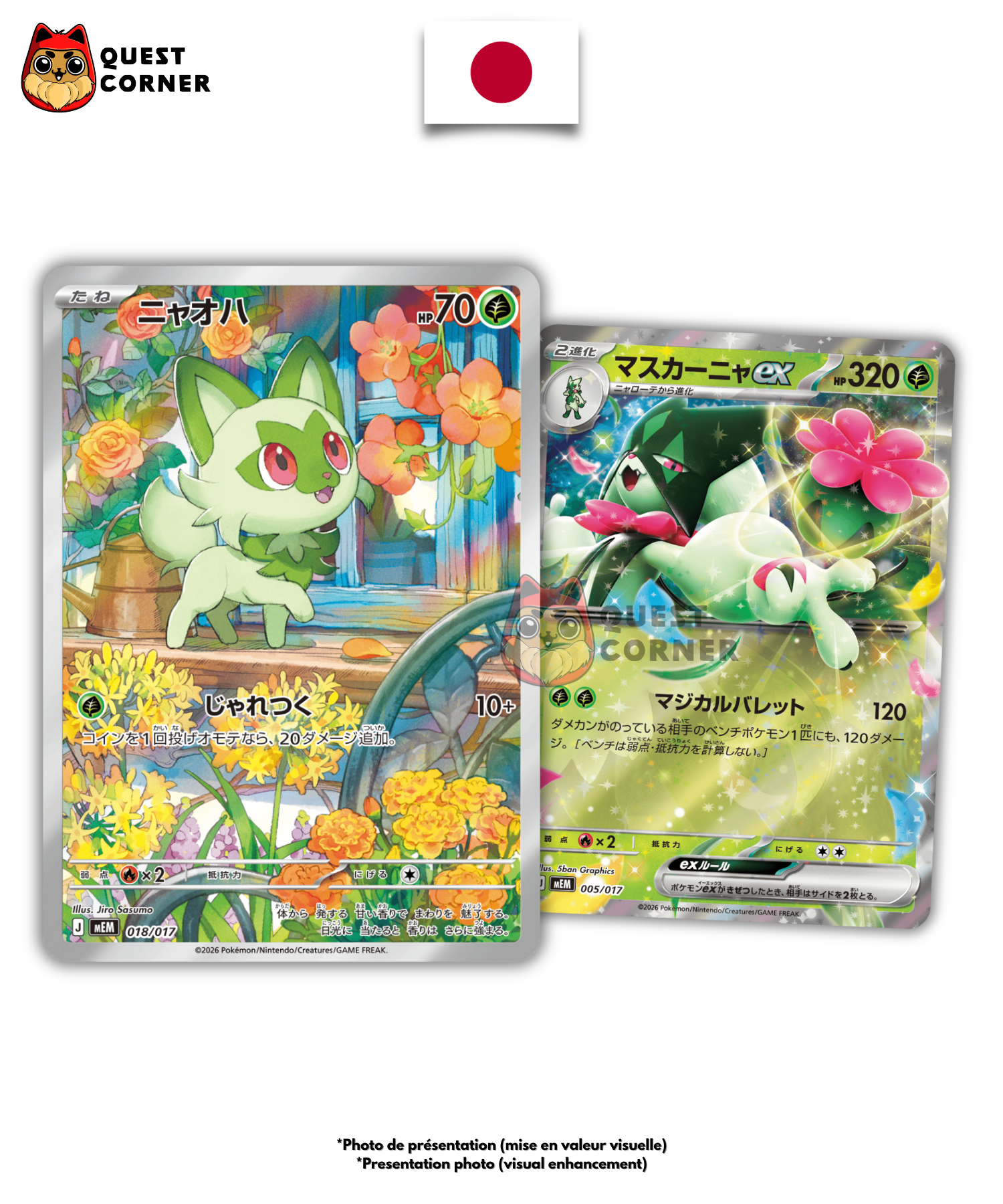 [WAITLIST] Deck Pokémon - Poussacha AR & Miascarade ex - Mega Starter Deck - Japonais - Quest Corner